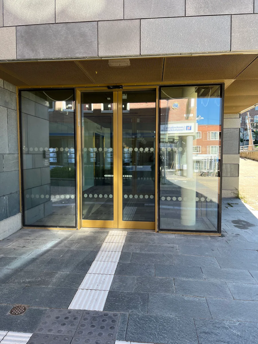 Glasinstallation – detalj