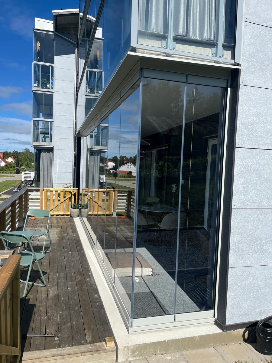 Inglasning – balkong